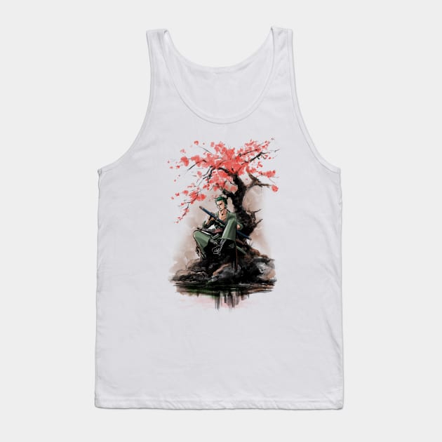 Pirate hunter under the tree Tank Top by ddjvigo